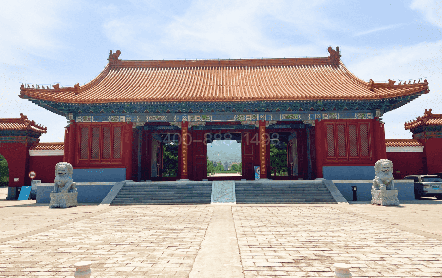 中华永久陵园官网园区古建筑图